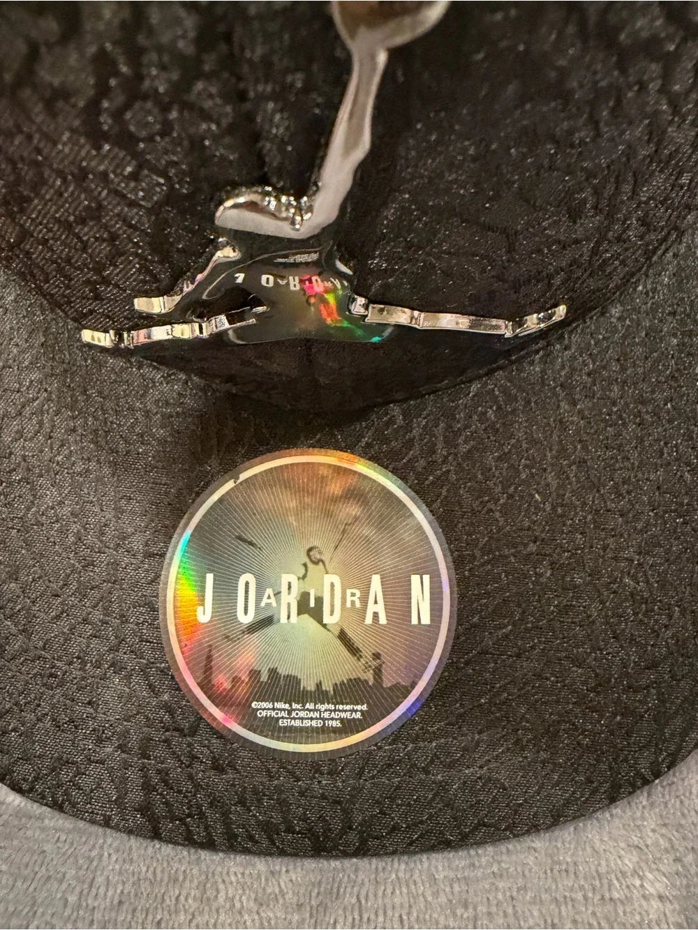 Jordan Snapback with Jumpman and Holographic Sticker